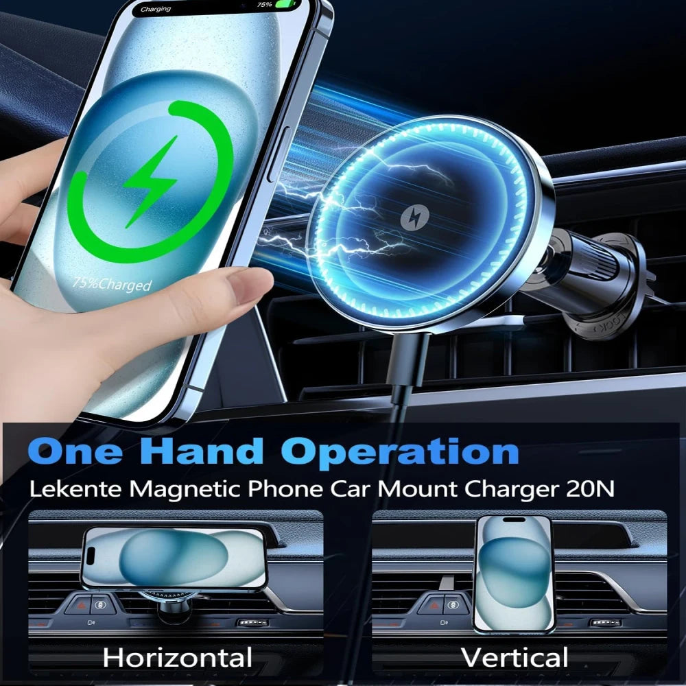 Magnetic Wireless Car Phone Charger