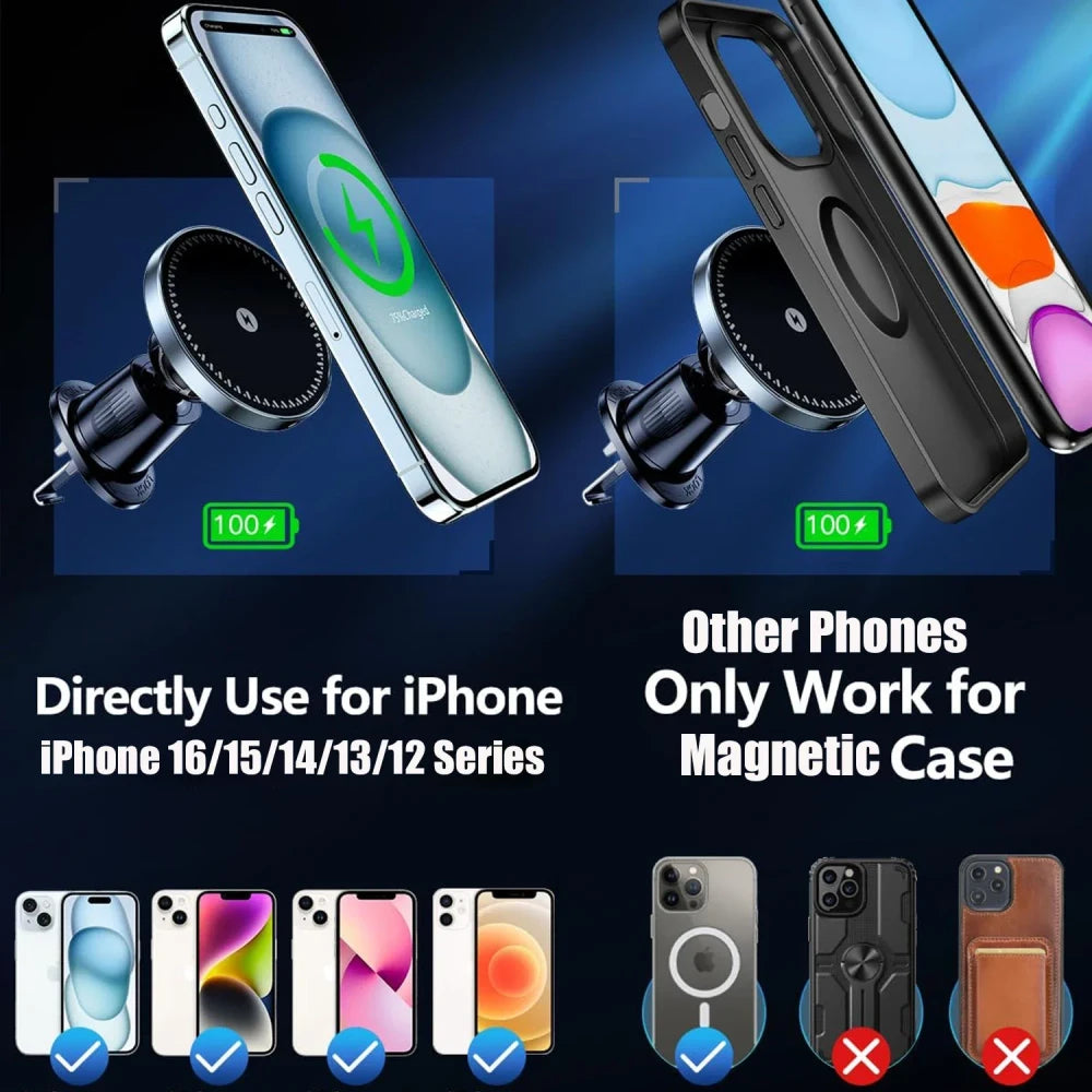 Magnetic Wireless Car Phone Charger